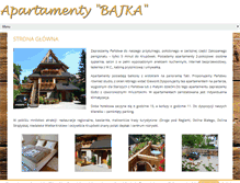 Tablet Screenshot of apartamenty-bajka.pl